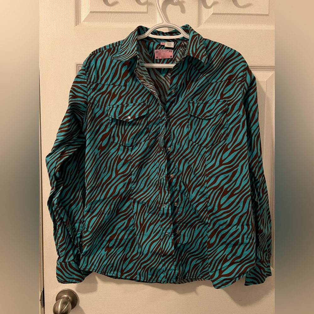 Ransom Ranch western show shirt! Size XL